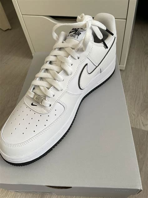 nike air force 1 herren creme mit schwarzer sohle|nike air force 1 sneaker.